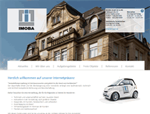 Tablet Screenshot of imoba.de